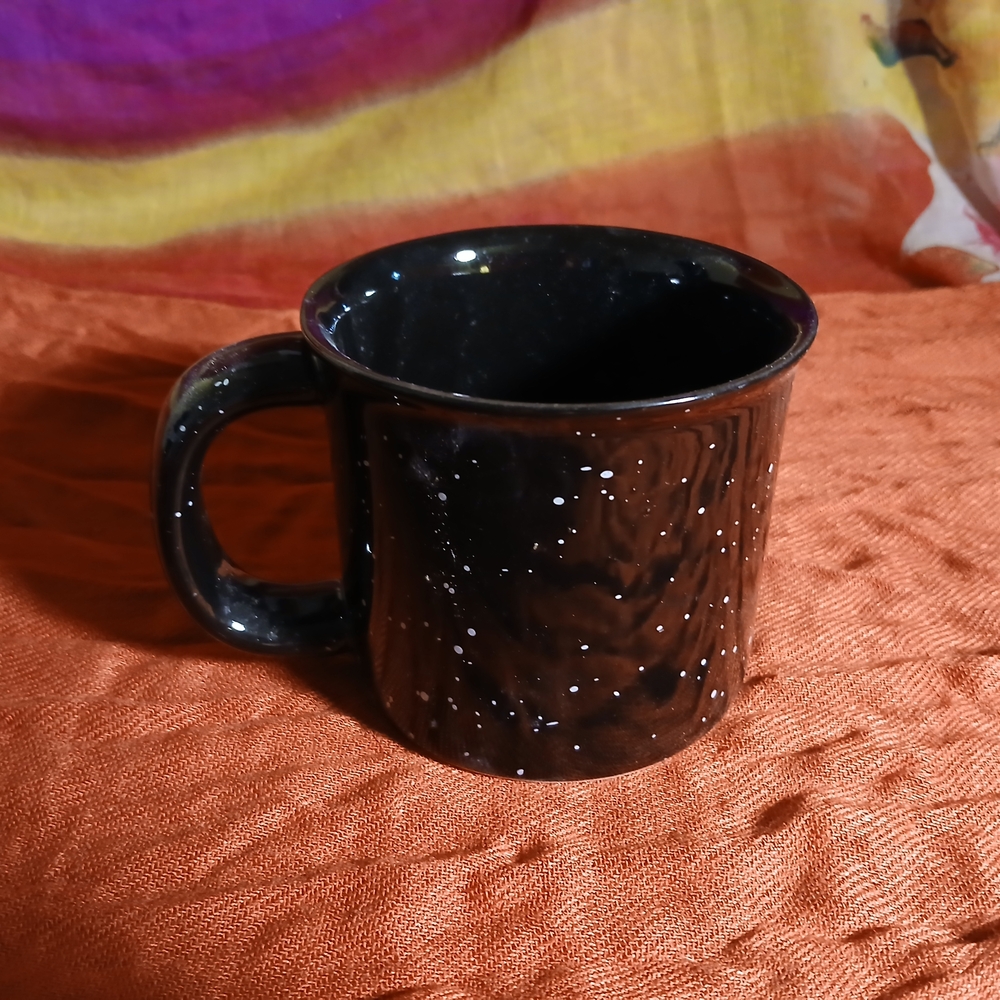Elegant Black Speckled Mug